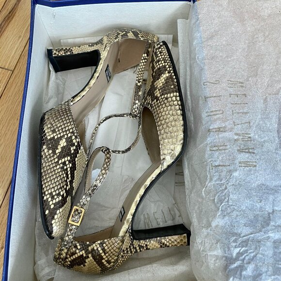 Stuart Weitzman Python Heels Size 6 - Picture 6 of 7